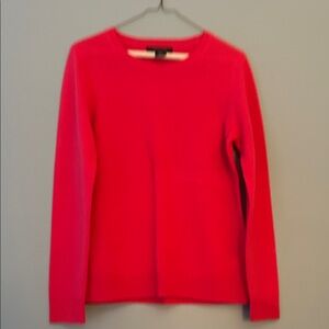 Tahari Vibrant Pink Crew Neck Sweater